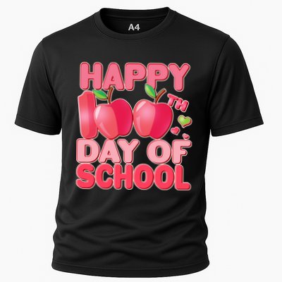 Happy 100th Day of School Cute Apples Performance Shirt