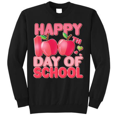 Happy 100th Day of School Cute Apples Sweatshirt