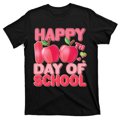 Happy 100th Day of School Cute Apples T-Shirt