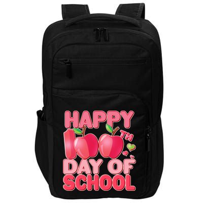 Happy 100th Day of School Cute Apples Impact Tech Backpack