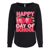 Happy 100th Day of School Cute Apples Womens California Wash Sweatshirt