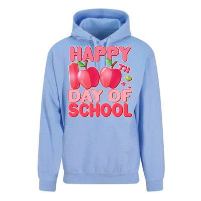 Happy 100th Day of School Cute Apples Unisex Surf Hoodie