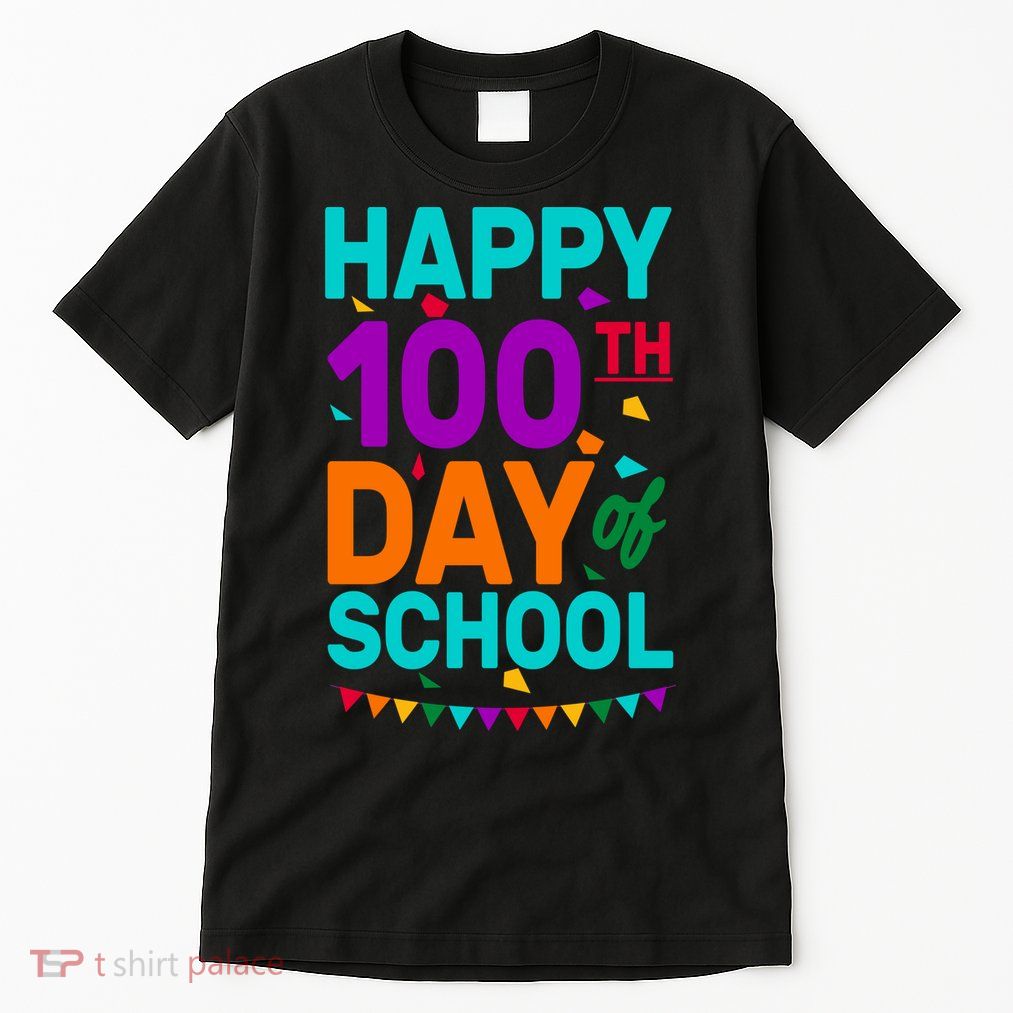 Happy 100th Day Of School For Teacher Or Child Tall T-Shirt