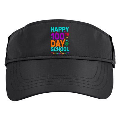 Happy 100th Day Of School For Teacher Or Child Adult Drive Performance Visor