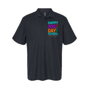 Happy 100th Day Of School For Teacher Or Child Softstyle Adult Sport Polo