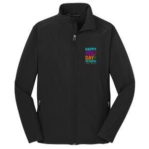 Happy 100th Day Of School For Teacher Or Child Core Soft Shell Jacket