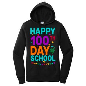 Happy 100th Day Of School For Teacher Or Child Women's Pullover Hoodie