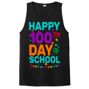 Happy 100th Day Of School For Teacher Or Child PosiCharge Competitor Tank