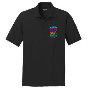 Happy 100th Day Of School For Teacher Or Child PosiCharge RacerMesh Polo