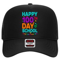 Happy 100th Day Of School For Teacher Or Child Trucker Hat