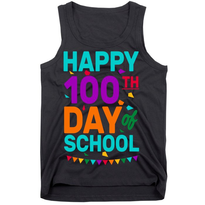 Happy 100th Day Of School For Teacher Or Child Tank Top