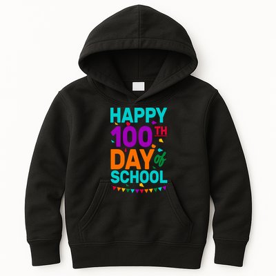 Happy 100th Day Of School For Teacher Or Child Kids Hoodie