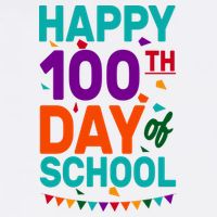 Happy 100th Day Of School For Teacher Or Child Garment-Dyed Sweatshirt