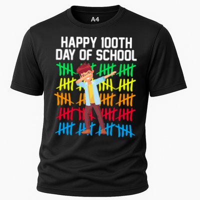 Happy 100th Day Of School Tally Marks Performance Shirt