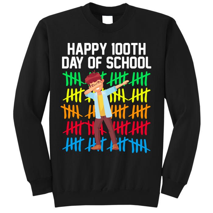 Happy 100th Day Of School Tally Marks Sweatshirt