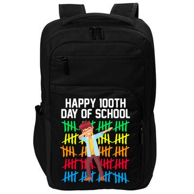Happy 100th Day Of School Tally Marks Impact Tech Backpack