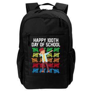 Happy 100th Day Of School Tally Marks Daily Commute Backpack