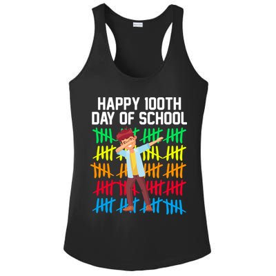Happy 100th Day Of School Tally Marks Ladies PosiCharge Competitor Racerback Tank