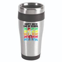 Happy 100th Day Of School Tally Marks 16oz Travel Tumbler