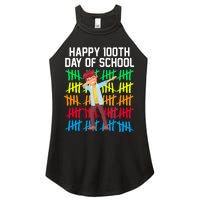 Happy 100th Day Of School Tally Marks Women's Perfect Tri Rocker Tank