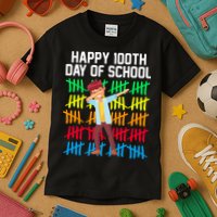 Happy 100th Day Of School Tally Marks Kids T-Shirt