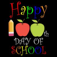 Happy 100th Day Of School Teachers Apple Cooling Performance Crew T-Shirt