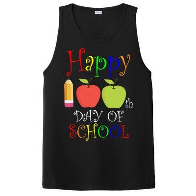 Happy 100th Day Of School Teachers Apple PosiCharge Competitor Tank