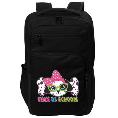 Happy 101 Days Of School Dalmatian Dog Impact Tech Backpack
