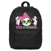 Happy 101 Days Of School Dalmatian Dog 16 in Basic Backpack
