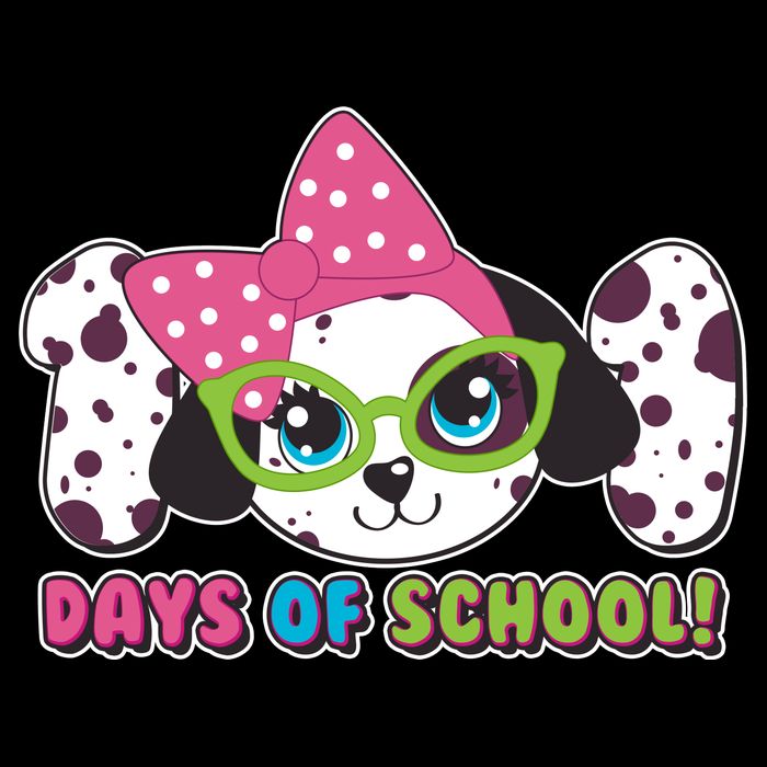 Happy 101 Days Of School Dalmatian Dog 16 in Basic Backpack