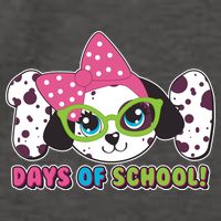 Happy 101 Days Of School Dalmatian Dog Vector Backpack