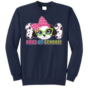 Happy 101 Days Of School Dalmatian Dog Tall Sweatshirt