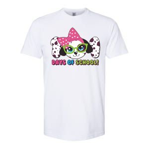 Happy 101 Days Of School Dalmatian Dog Softstyle CVC T-Shirt