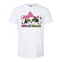 Happy 101 Days Of School Dalmatian Dog Softstyle CVC T-Shirt