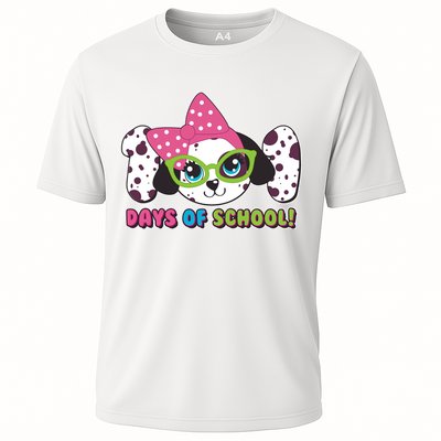 Happy 101 Days Of School Dalmatian Dog Performance Shirt