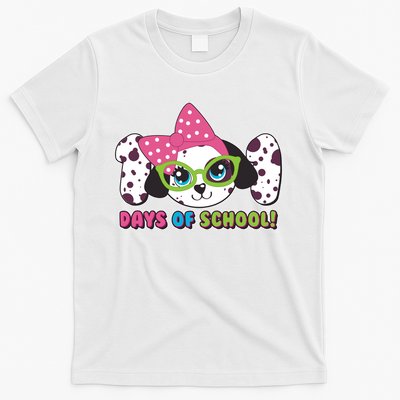 Happy 101 Days Of School Dalmatian Dog T-Shirt