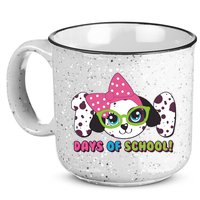 Happy 101 Days Of School Dalmatian Dog 15oz Campfire Ceramic Mug