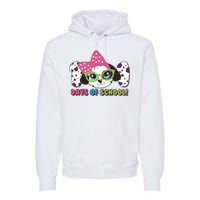 Happy 101 Days Of School Dalmatian Dog Premium Hoodie