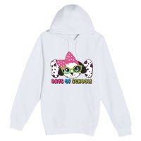 Happy 101 Days Of School Dalmatian Dog Premium Pullover Hoodie