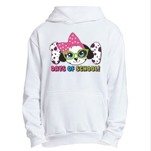 Happy 101 Days Of School Dalmatian Dog Urban Pullover Hoodie