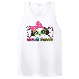 Happy 101 Days Of School Dalmatian Dog PosiCharge Competitor Tank