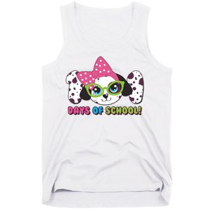 Happy 101 Days Of School Dalmatian Dog Tank Top