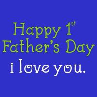 Happy 1st Father's Day I Love You 16 in Basic Backpack