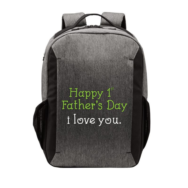Happy 1st Father's Day I Love You Vector Backpack