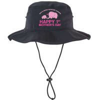 Happy 1st Mothers Day Cute Elephant Legacy Cool Fit Booney Bucket Hat