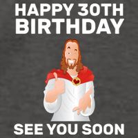 Happy 30th Birthday See You Soon Vector Backpack