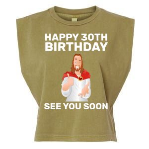 Happy 30th Birthday See You Soon Garment-Dyed Women's Muscle Tee