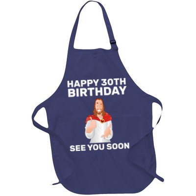 Happy 30th Birthday See You Soon Apron