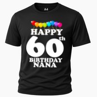 Happy 60th Birthday NANA Cooling Performance Crew T-Shirt