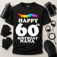 Happy 60th Birthday NANA Cooling Performance Crew T-Shirt